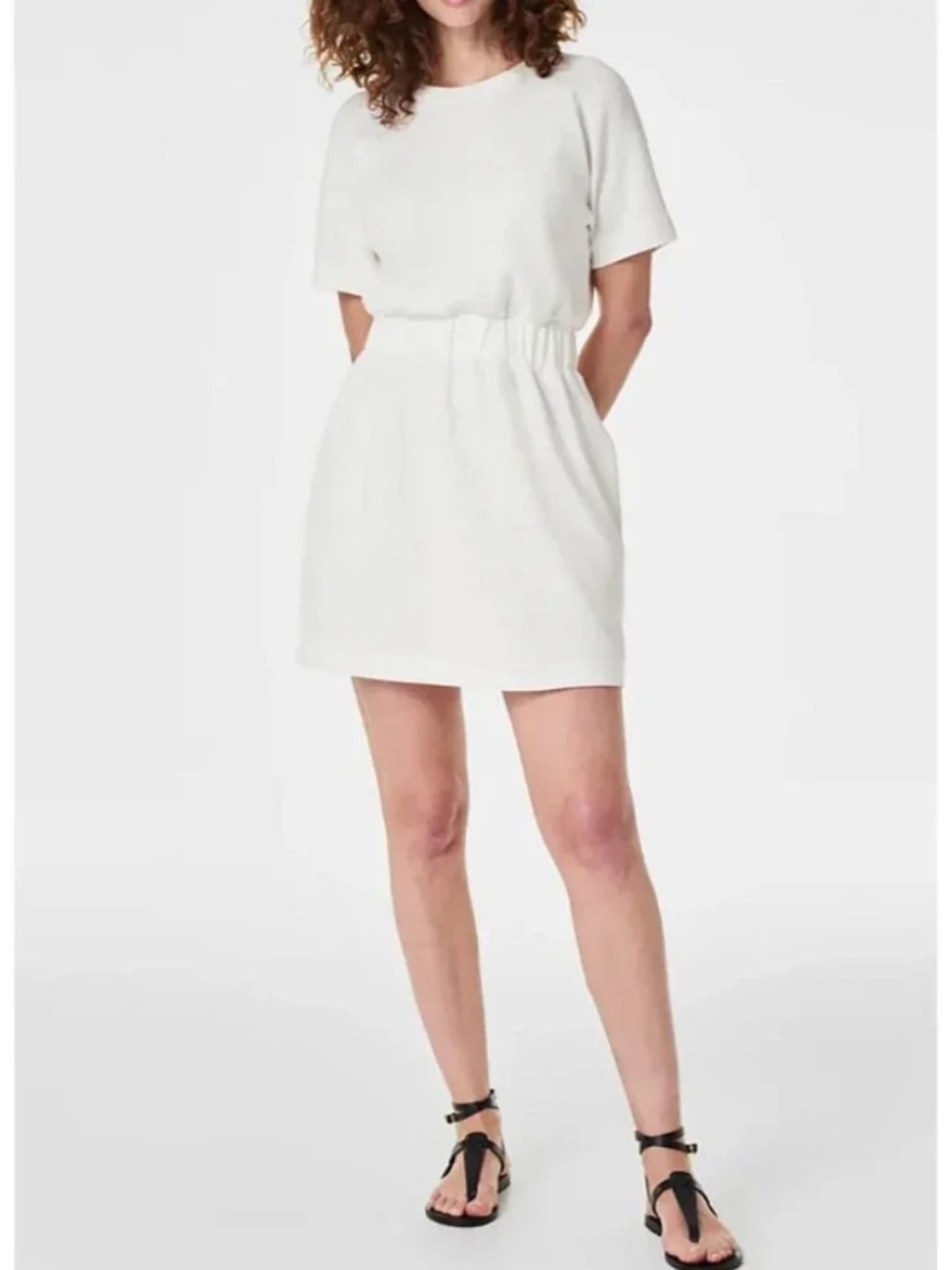 Spanx AirEssentials Cinched T-Shirt Dress White - M